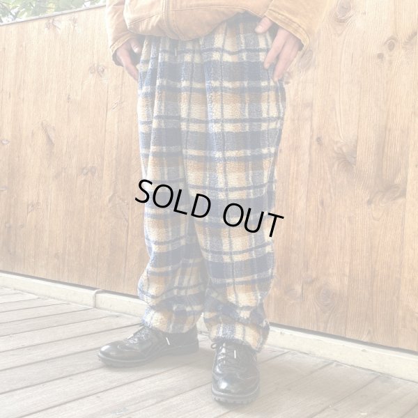 画像13: 【ラストLのみ】BUDS（バッズ） “BOA CHECK WIDE PANTS” (13)