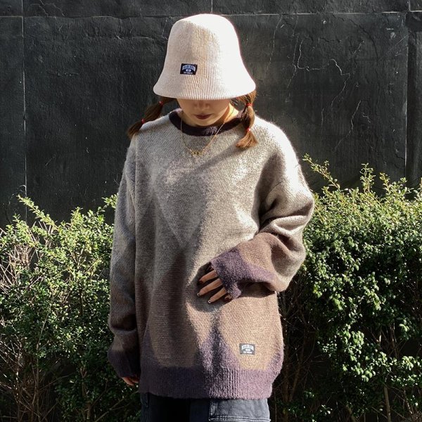 画像11: 【ラストLのみ】BUDS(バッズ)“ARGYLE KNIT” (11)