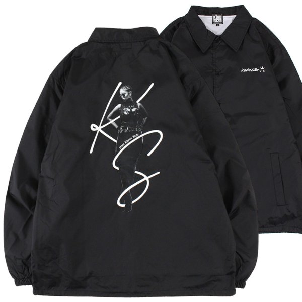 画像1: 【ラストLのみ】KINGSIZE（キングサイズ）“DARKY NYLON JACKET” (1)