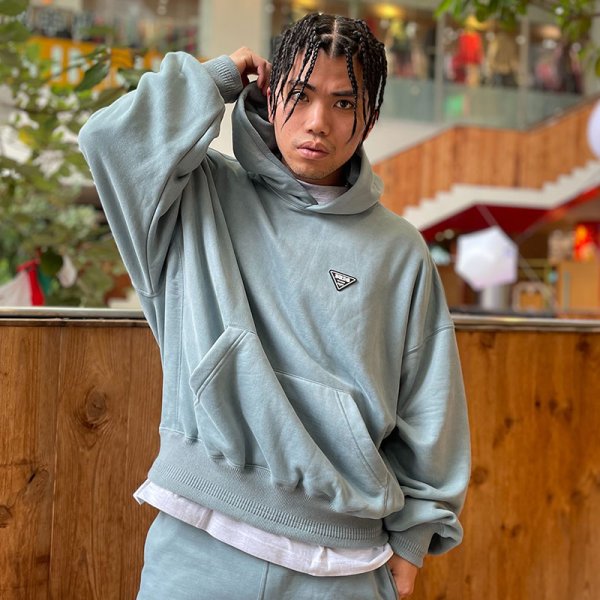 画像9: 【ラストLのみ】BUDS（バッズ）“TRIANGLE LIAR LOOSE HOODIE” (9)