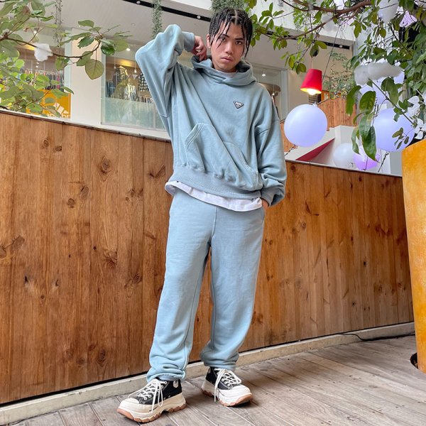 画像10: 【ラストLのみ】BUDS（バッズ）“TRIANGLE LIAR LOOSE HOODIE” (10)