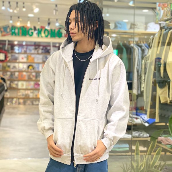 画像12: 【ラストMのみ】KINGSIZE(キングサイズ)“LOGO ZIP HOOD” (12)