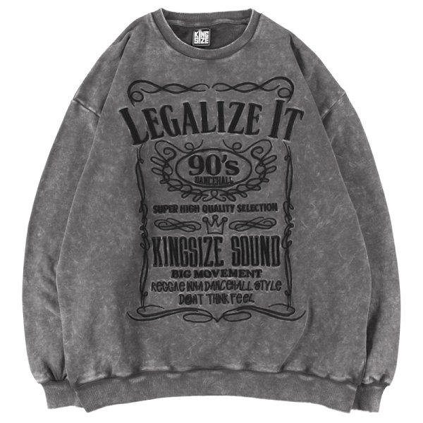 画像1: KINGSIZE（キングサイズ）“JACK KING CREW SWEAT” (1)