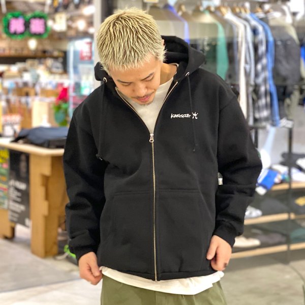 画像11: 【ラストMのみ】KINGSIZE(キングサイズ)“LOGO ZIP HOOD” (11)