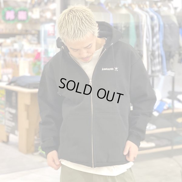 画像11: 【ラストMのみ】KINGSIZE（キングサイズ）“LOGO ZIP HOOD” (11)