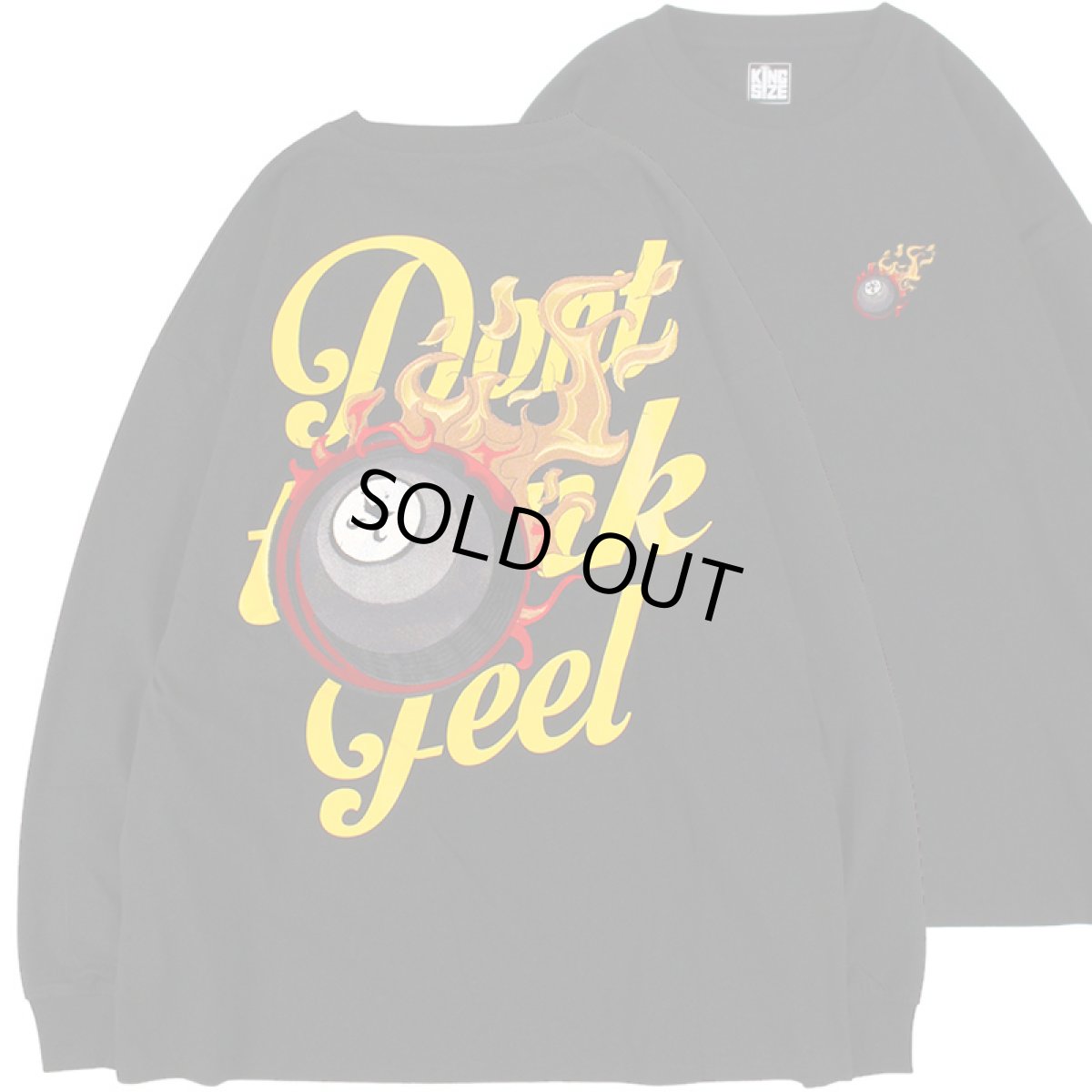 画像1: KINGSIZE（キングサイズ）“KINGBALL L/S TEE” (1)