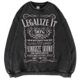 画像1: 【ラストLのみ】KINGSIZE（キングサイズ）“JACK KING CREW SWEAT” (1)