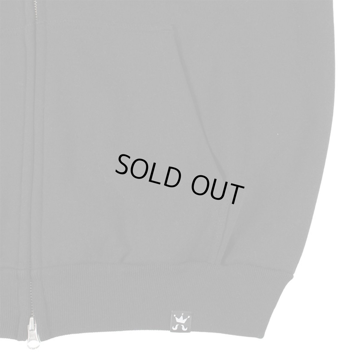 画像6: 【ラストMのみ】KINGSIZE（キングサイズ）“LOGO ZIP HOOD” (6)