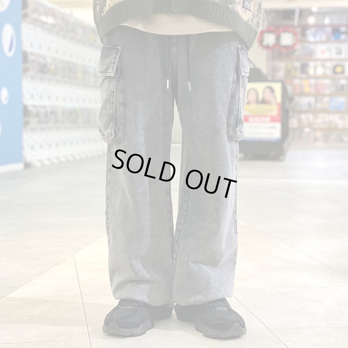 画像13: 【ラストXLのみ】KINGSIZE（キングサイズ）“SWEAT CARGO PANTS” (13)