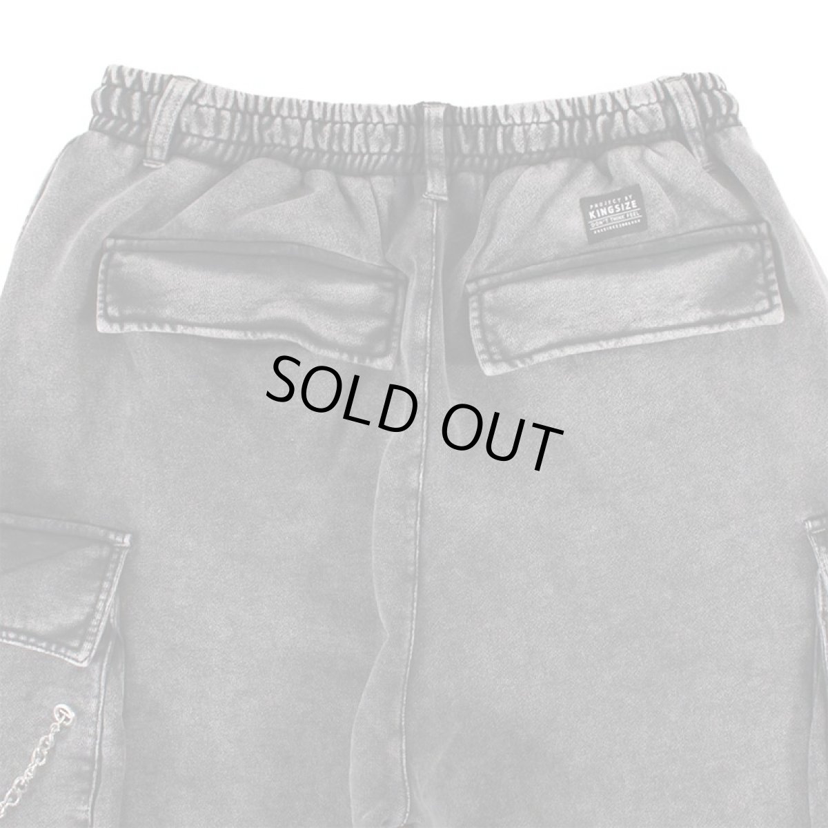 画像6: 【ラストXLのみ】KINGSIZE（キングサイズ）“SWEAT CARGO PANTS” (6)