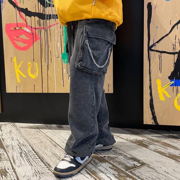 画像12: 【ラストXLのみ】KINGSIZE（キングサイズ）“SWEAT CARGO PANTS” (12)