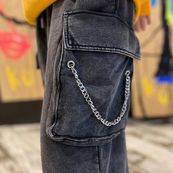 画像14: 【ラストXLのみ】KINGSIZE（キングサイズ）“SWEAT CARGO PANTS” (14)