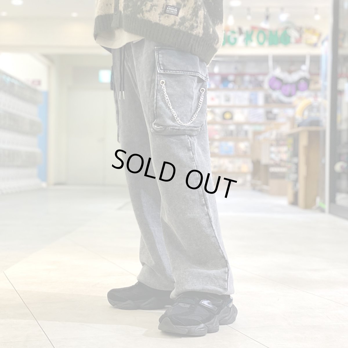 画像12: 【ラストXLのみ】KINGSIZE（キングサイズ）“SWEAT CARGO PANTS” (12)