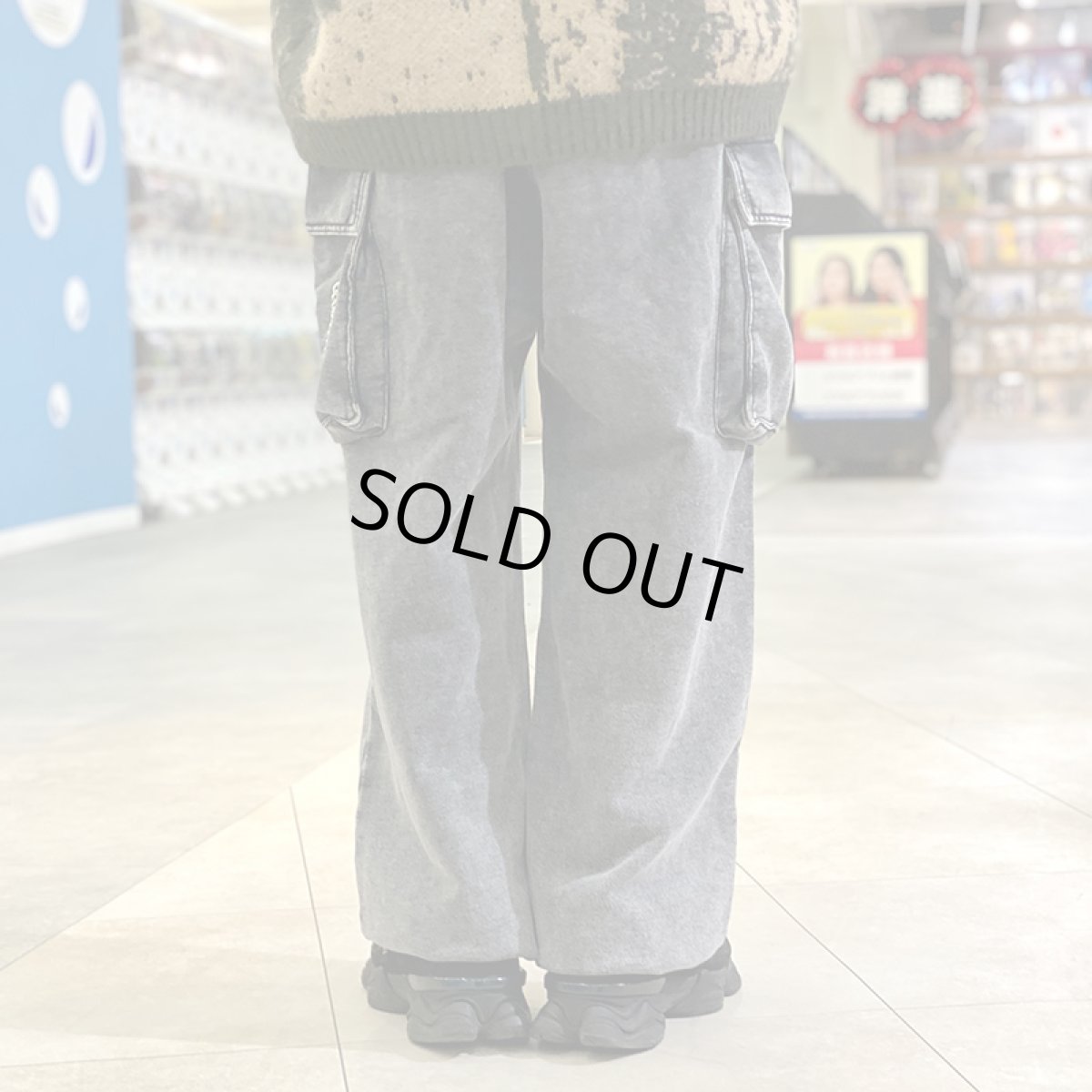 画像14: 【ラストXLのみ】KINGSIZE（キングサイズ）“SWEAT CARGO PANTS” (14)
