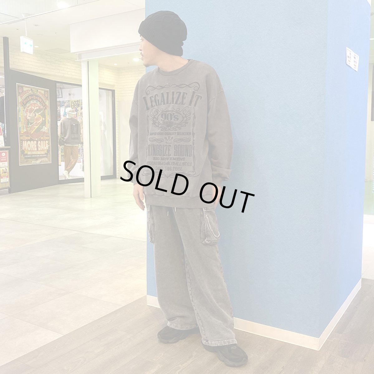 画像18: 【ラストXLのみ】KINGSIZE（キングサイズ）“SWEAT CARGO PANTS” (18)