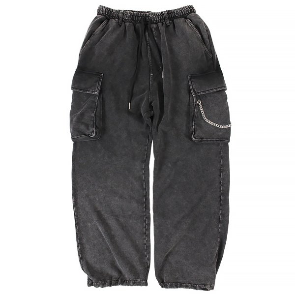 画像1: 【ラストXLのみ】KINGSIZE（キングサイズ）“SWEAT CARGO PANTS” (1)