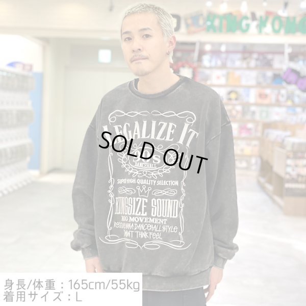 画像10: 【ラストLのみ】KINGSIZE(キングサイズ)“JACK KING CREW SWEAT” (10)