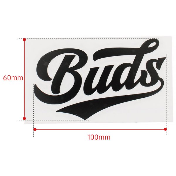 画像2: BUDS(バッズ)“TEAM CUTTING STICKER” (2)