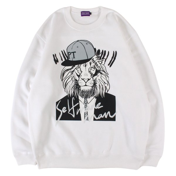画像1: 【ラストMのみ】PeeTee. (ピーティー) “SELF MADE MAN CREW SWEAT” (1)