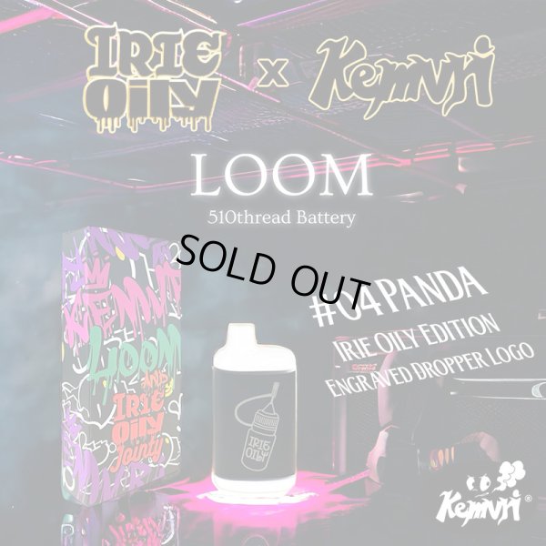 画像1: Kemvri (ケムリ) x IRIE OILY “LOOM” 510規格 バッテリー #04 PANDA (1)