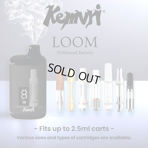 画像3: Kemvri (ケムリ) x CHEHON “LOOM” 510規格 バッテリー #03 C.BLACK (3)