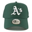 画像2: NEWERA（ニューエラ）“9FORTY A-Frame トラッカー MLB Typewriter タイプライター オークランド・アスレチックス” (2)
