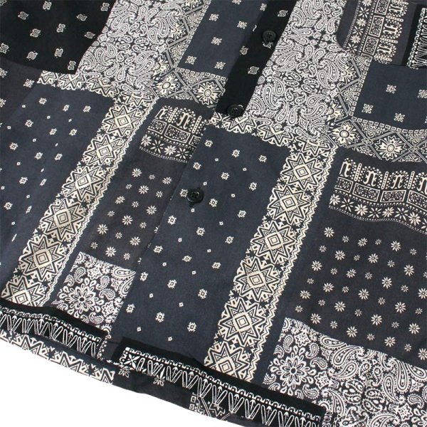 画像7: KINGSIZE(キングサイズ)“PAISLEY S/S SHIRT” (7)