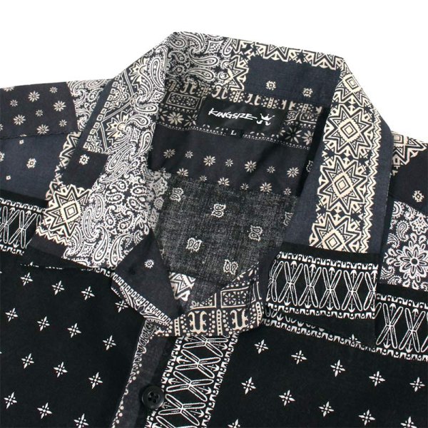 画像3: KINGSIZE(キングサイズ)“PAISLEY S/S SHIRT” (3)