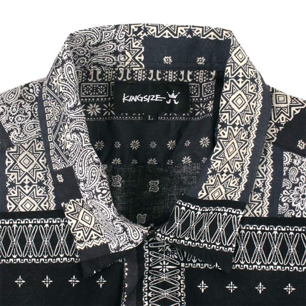 画像4: KINGSIZE(キングサイズ)“PAISLEY S/S SHIRT” (4)