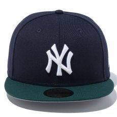 画像2: NEWERA（ニューエラ）“59FIFTY Powered by GORO NAKATSUGAWA（min-nano）ニューヨーク・ヤンキース ネイビー ダークグリーンバイザー” (2)