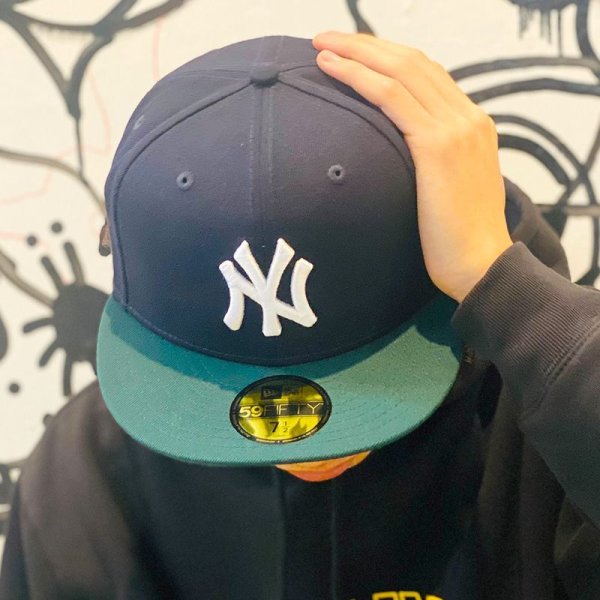 画像7: NEWERA(ニューエラ)“59FIFTY Powered by GORO NAKATSUGAWA(min-nano)ニューヨーク・ヤンキース ネイビー ダークグリーンバイザー” (7)