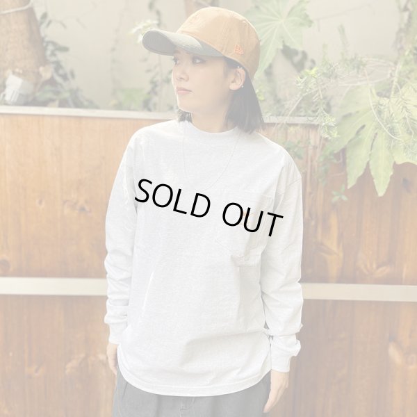 画像10: 【ラストXLのみ】KINGSIZE（キングサイズ）“LOGO POCKET L/S TEE” (10)