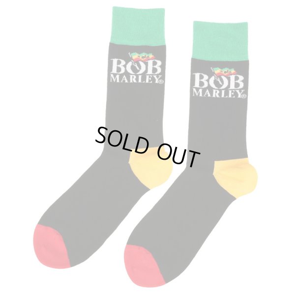 画像2: BOB MARLEY Logo  Socks -ボブ・マーリー ロゴソックス- (2)