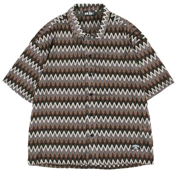 画像1: BUDS（バッズ）“BALFAS LACE BORDER SHIRTS” (1)