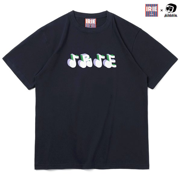 画像1: 【ラストLのみ】IRIE by irielife(アイリー バイ アイリーライフ) “×KIRARIN ONPU FONT TEE” (1)