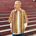 画像13: 【ラストXLのみ】BUDS（バッズ）“PUCKERING STRIPE SHIRT” (13)