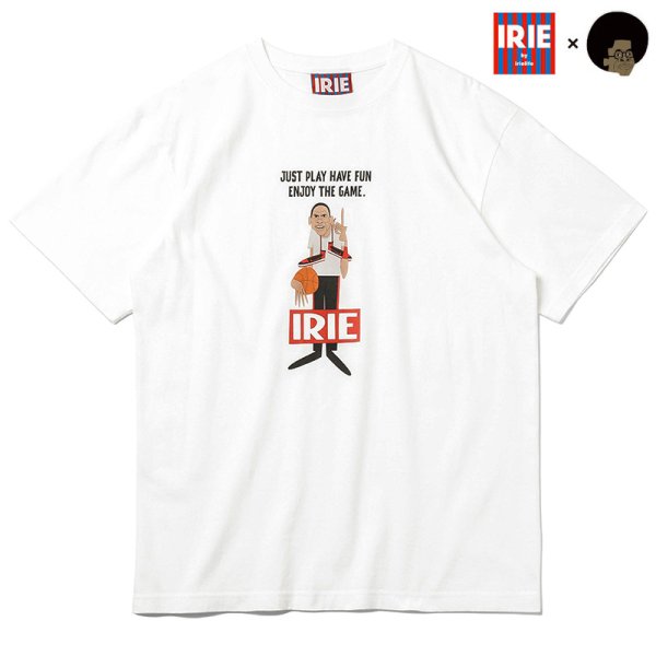 画像1: 【ラストLのみ】IRIE by irielife(アイリー バイ アイリーライフ) × Hirokazu Ishii “ENJOY THE GAME TEE” (1)