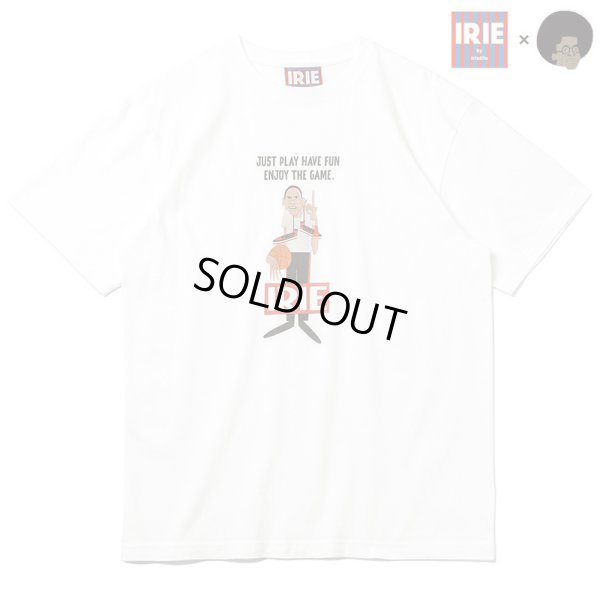 画像1: 【ラストLのみ】IRIE by irielife(アイリー バイ アイリーライフ) × Hirokazu Ishii “ENJOY THE GAME TEE” (1)