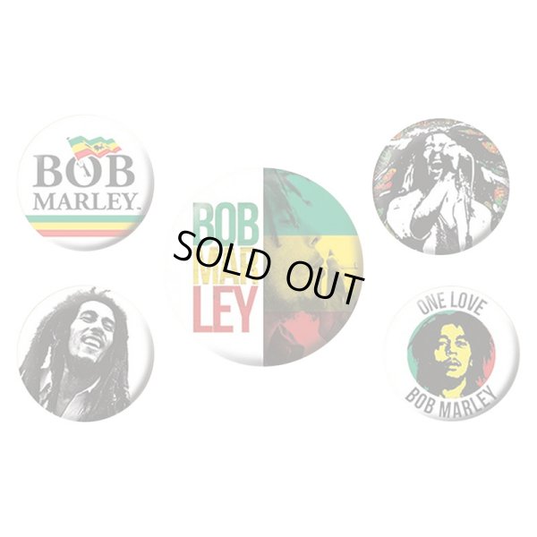 画像3: 【2025.03.12再入荷】BOB MARLEY “BADGE 5pcs / 缶バッジ5個セット” (3)