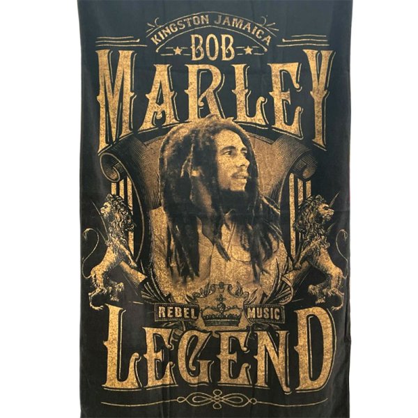 画像2: 【2025.05.10再入荷】BOB MARLEY LEGEND TOWEL -ボブ・マーリー レジェンドタオル- (2)