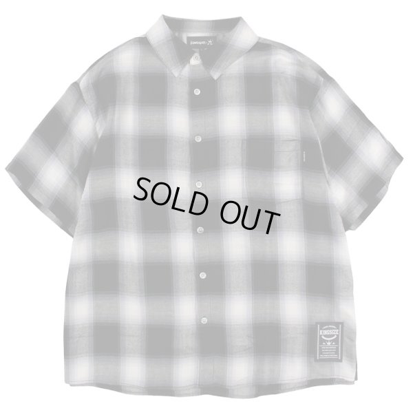 画像1: 【ラストLのみ】KINGSIZE（キングサイズ）“OMBRE S/S SHIRT” (1)