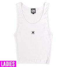 画像1: [レディース] 【ラストLのみ】KINGSIZE（キングサイズ）“CROPED LADYS TANK” (1)