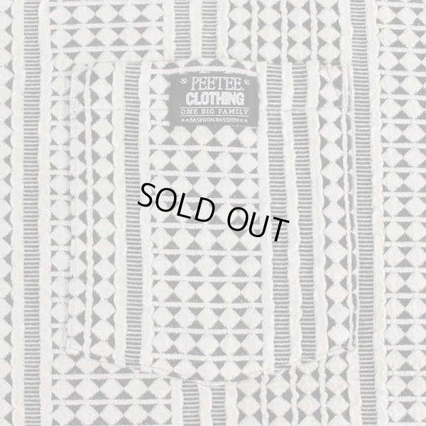 画像4: 【ラストLのみ】PeeTee. (ピーティー) “STRIPE JACQUARD TEE” (4)