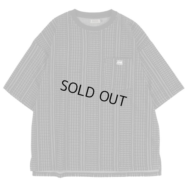画像1: 【ラストXLのみ】PeeTee. (ピーティー) “STRIPE JACQUARD TEE” (1)