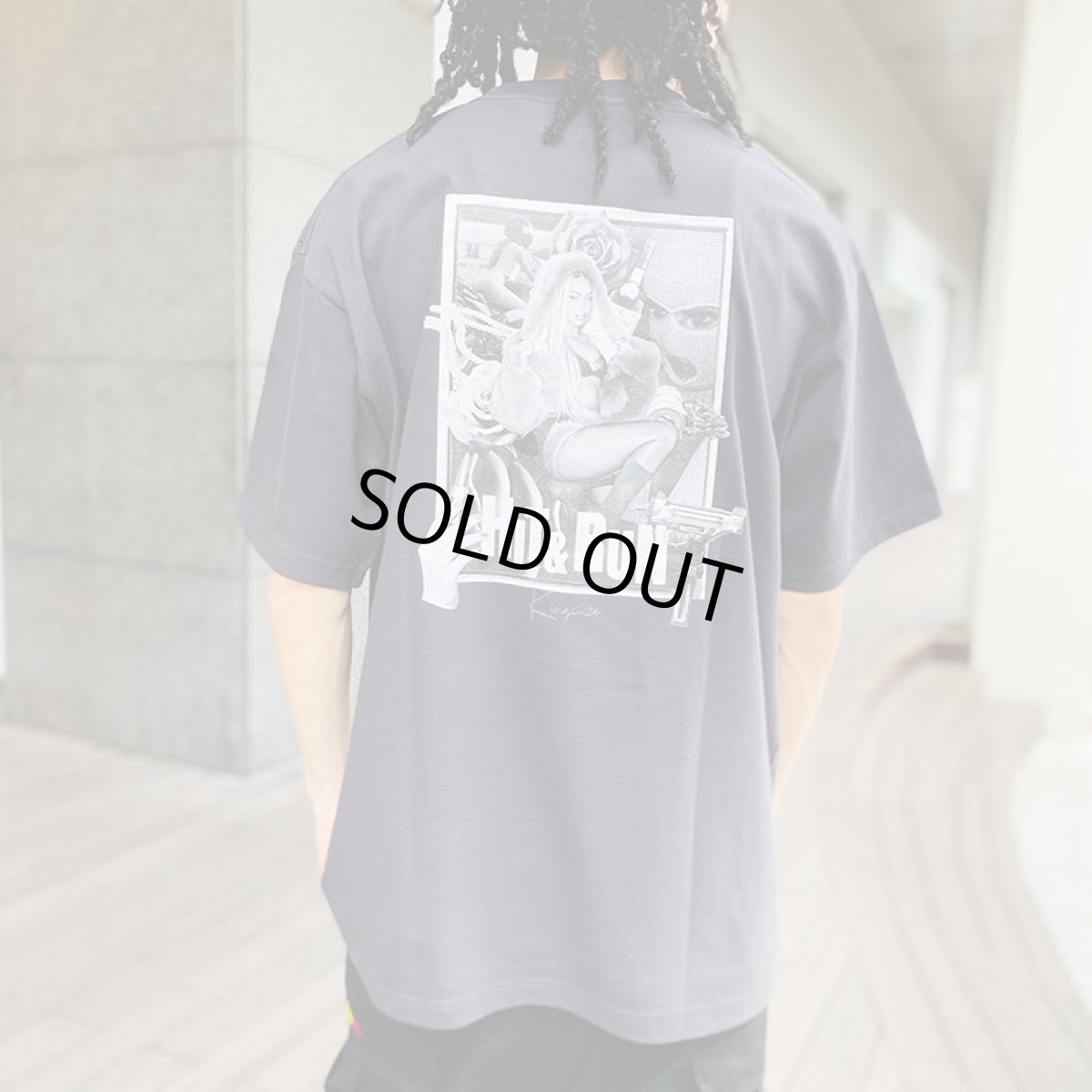 画像10: 【ラストLのみ】KINGSIZE（キングサイズ）“HIT&RUN TEE” (10)