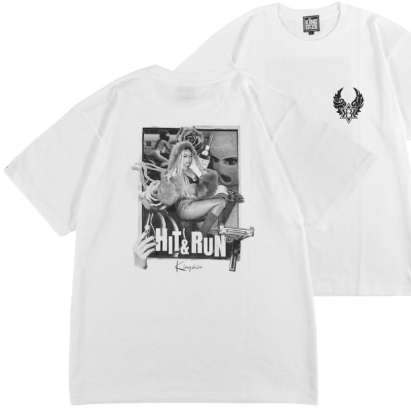 画像1: KINGSIZE（キングサイズ）“HIT&RUN TEE” (1)