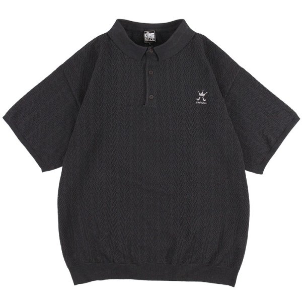画像1: KINGSIZE（キングサイズ）“LOGO KNIT POLO SHIRT” (1)