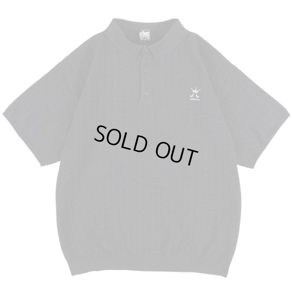 画像1: 【ラストLのみ】KINGSIZE（キングサイズ）“LOGO KNIT POLO SHIRT” (1)