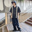 画像11: 【ラストLのみ】BUDS（バッズ）“OPEN COLLAR BUTCHER SHIRT” (11)