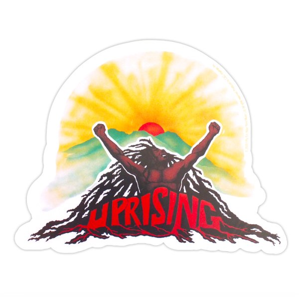 画像1: 【2025.05.14再入荷】BOB MARLEY “UPRISING STICKER -アップライジング ステッカー-” (1)